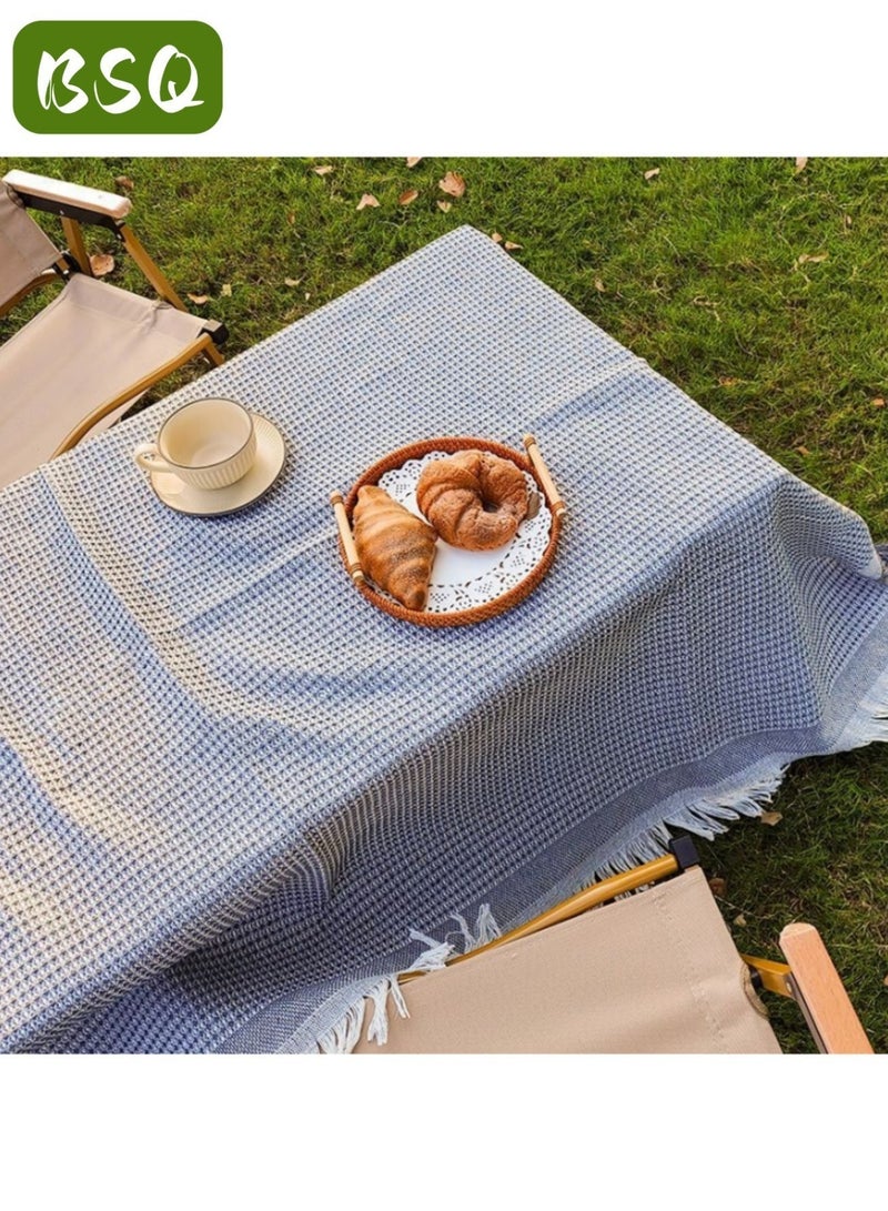 بي إس كيو بطانية نزهة كبيرة جدًا | للاستخدام الخارجي | مناسبة لـ ٣-٥ بالغين | التخييم | الحديقة | الحدائق، إلخ | هدية لطيفة ومبتكرة للأزواج | هدية لتسجيل الزفاف | مناسبة للتخييم | الحدائق | الشواطئ - Image 5